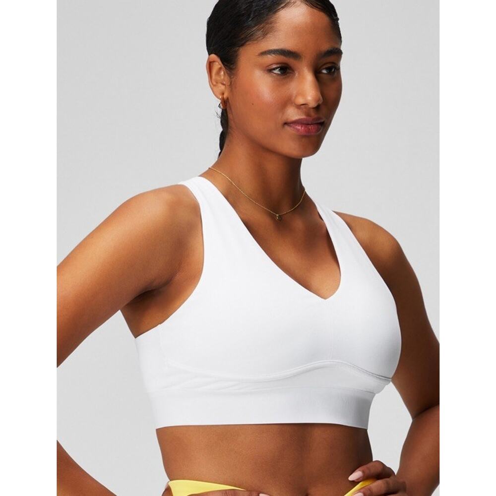 FABLETICS All Day Everyday Sports Bra White Women's Size 2X NWT